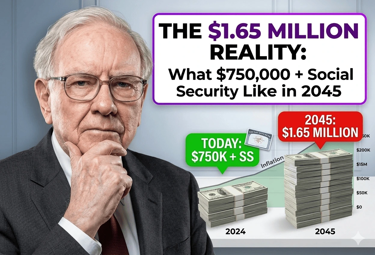 The $1.65 Million Reality: What $750,000 + Social Security Looks Like in 2045
