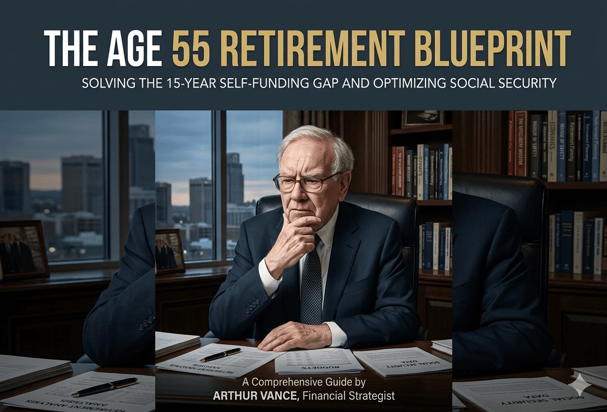 The Age 55 Retirement Blueprint: Solving the 15-Year Self-Funding Gap and Optimizing Social Security